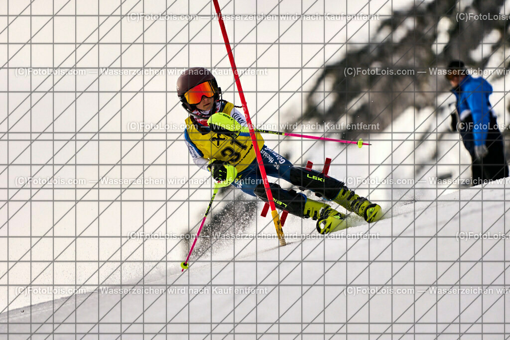 ALP8010_NOe-Kinder-LM_SL-I_Hochkar_Waschenegger Anna | (C)FotoLois.com, Alois Spandl. NÖ Kinder-Landesmeisterschaft, SLALOM im Draxlerloch am Hochkar, erster Lauf, So 18. Februar 2024.