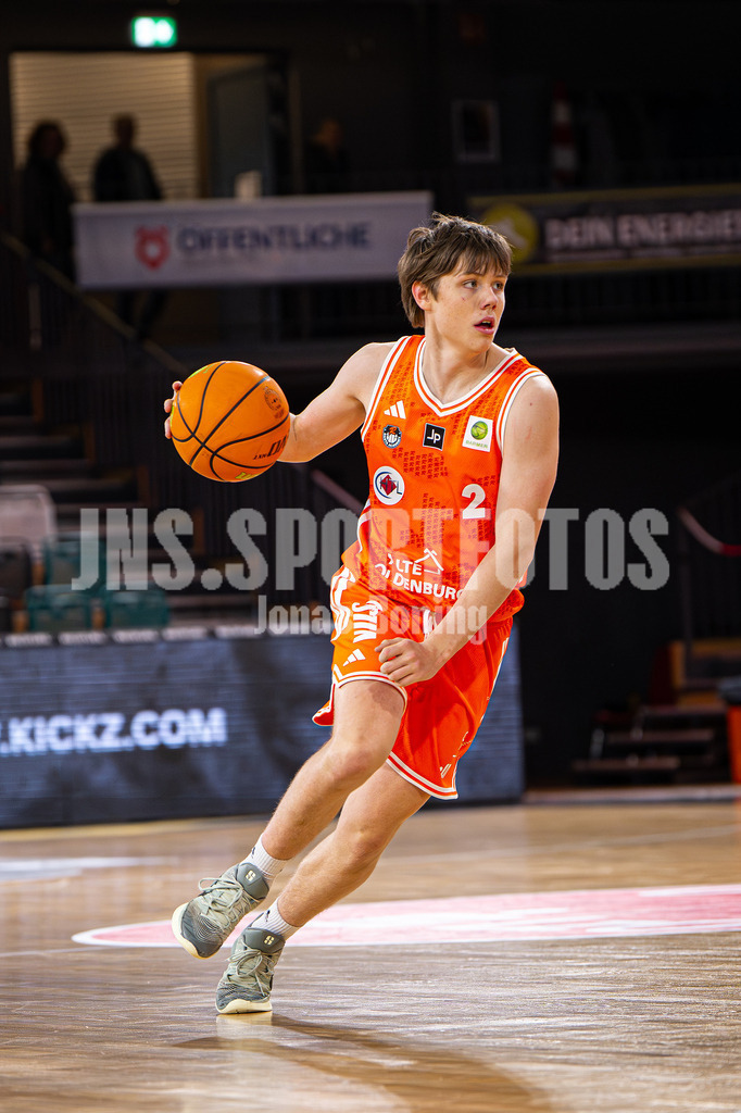 Basketball I Herren I Saison 2025-2026 I ProB Nord I 21. Spieltag I Rasta Vechta II - Iserlohn Kangaroos I 2898 | Epke Kruthaup (2, RASTA Vechta II) - Realisiert mit Pictrs.com