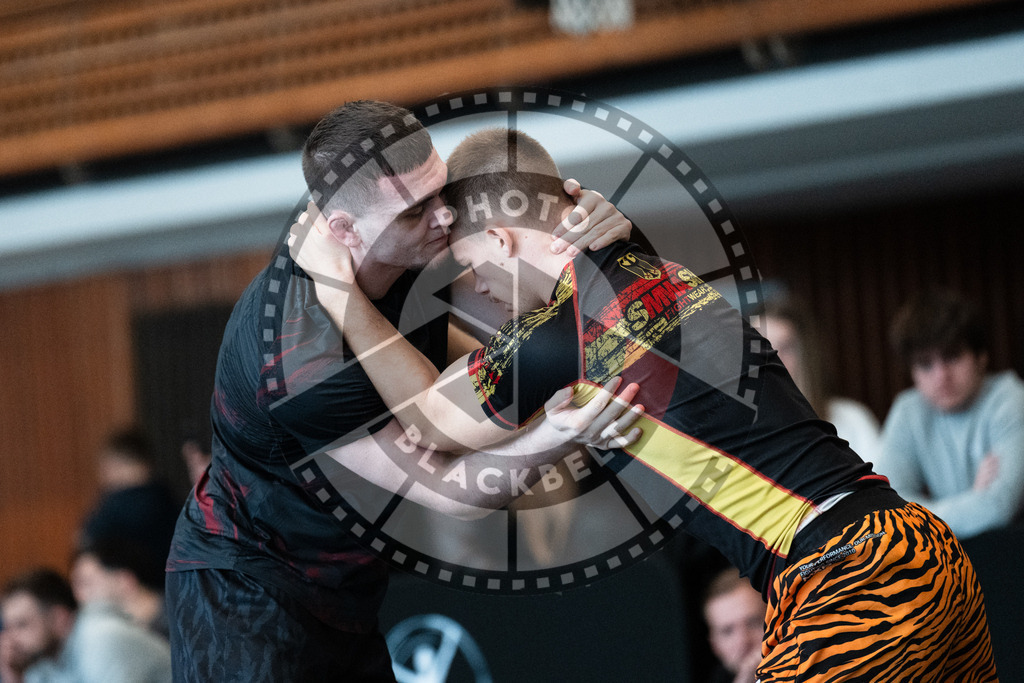 20251129PBB8061 | Fighters compete during the luta livre competition ILLCS XI winter edition on November 29, 2025 in Hannover, Germany.