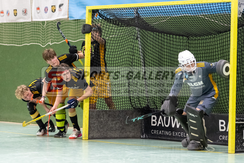 SFE_20230305_0029 | Deutsche Meisterschaft Männliche U16 Halle 2023 am 05.03.2023 in Köln (KTHC Stadion Rot-Weiss Köln Tennis and Hockey Club), Photo: Stephan Fehrmann 2022 (Sports-Gallery)