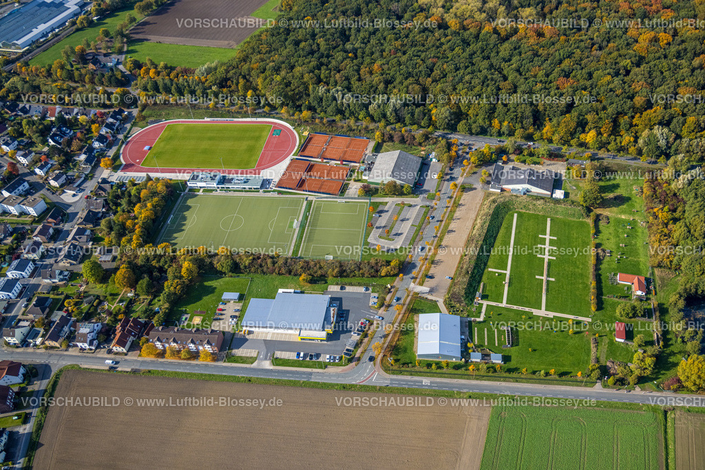 Hamm221003377 | Luftbild, HSC-Sportanlage, HSC 08 Hammer Sportclub, Fußballplätze, Tennisplätze, Bogensportzentrum, Rhynern, Hamm, Ruhrgebiet, Nordrhein-Westfalen, Deutschland