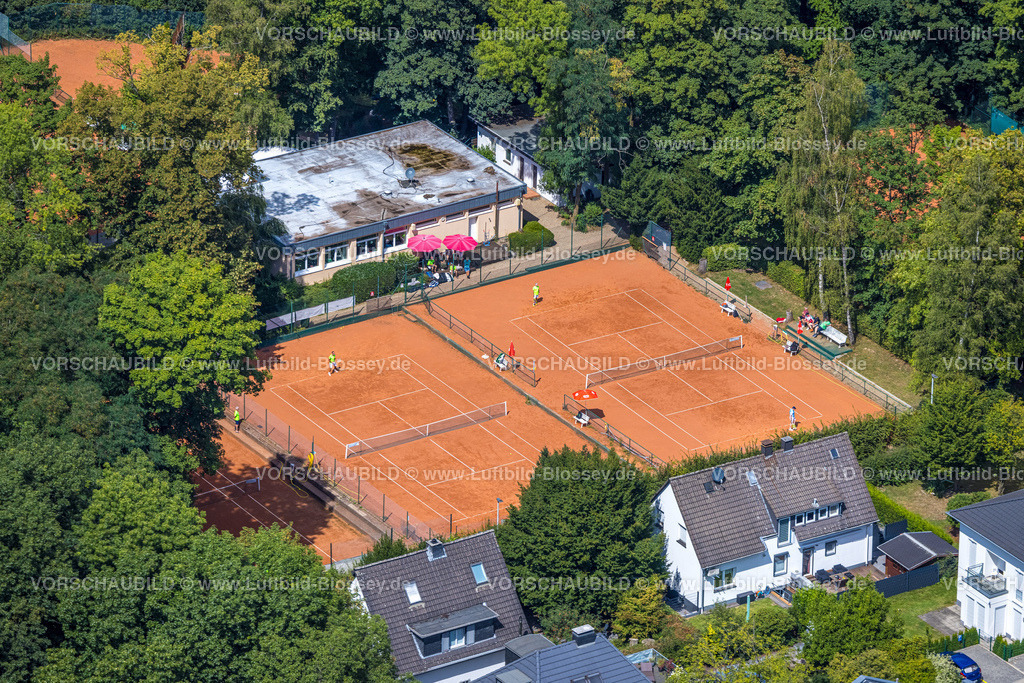 Heiligenhaus220803685 | Luftbild, Tennisplätze Tennisvereinigung Grün-Weiß, Hetterscheidt, Heiligenhaus, Ruhrgebiet, Nordrhein-Westfalen, Deutschland