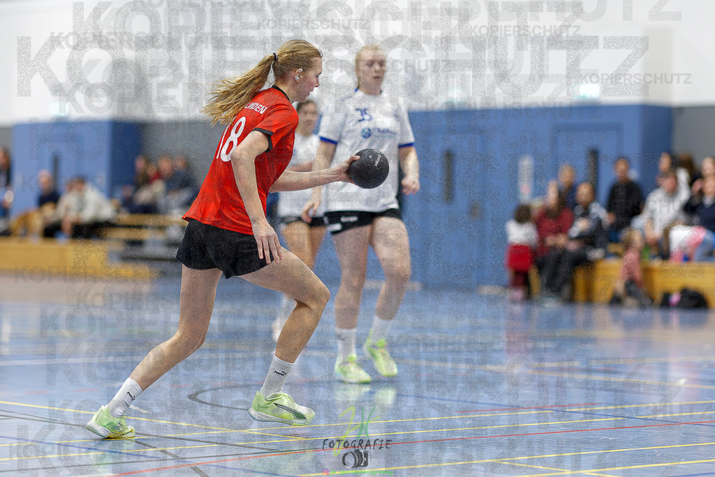 Frauen 2. Bezirksklasse; SG Rechtenbach - HSG Linden II | Frauen 2. Bezirksklasse; SG Rechtenbach - HSG Linden II am 16.11.2025 in Rechtenbach (Sporthalle Rechtenbach)Photo © 2025 - Jörg Heinrich - Realisiert mit Pictrs.com
