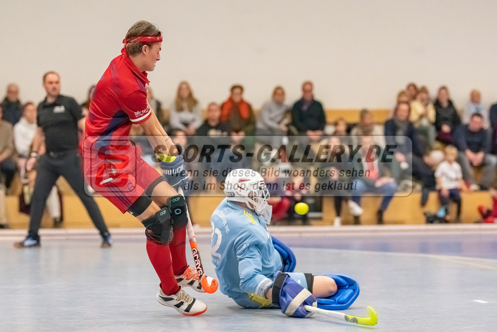 HK_20221203_101982 | 1. Bundesliga ( Halle ) Herren Düsseldorfer HC -  Schwarz Weiß Neuss am 3.12.2022 Düsseldorfer HC, Düsseldorf , Hartkopf Lasse ( Düsseldorfer HC #6 ) , Zickler Anton Torwart ( Düsseldorfer HC #32 )