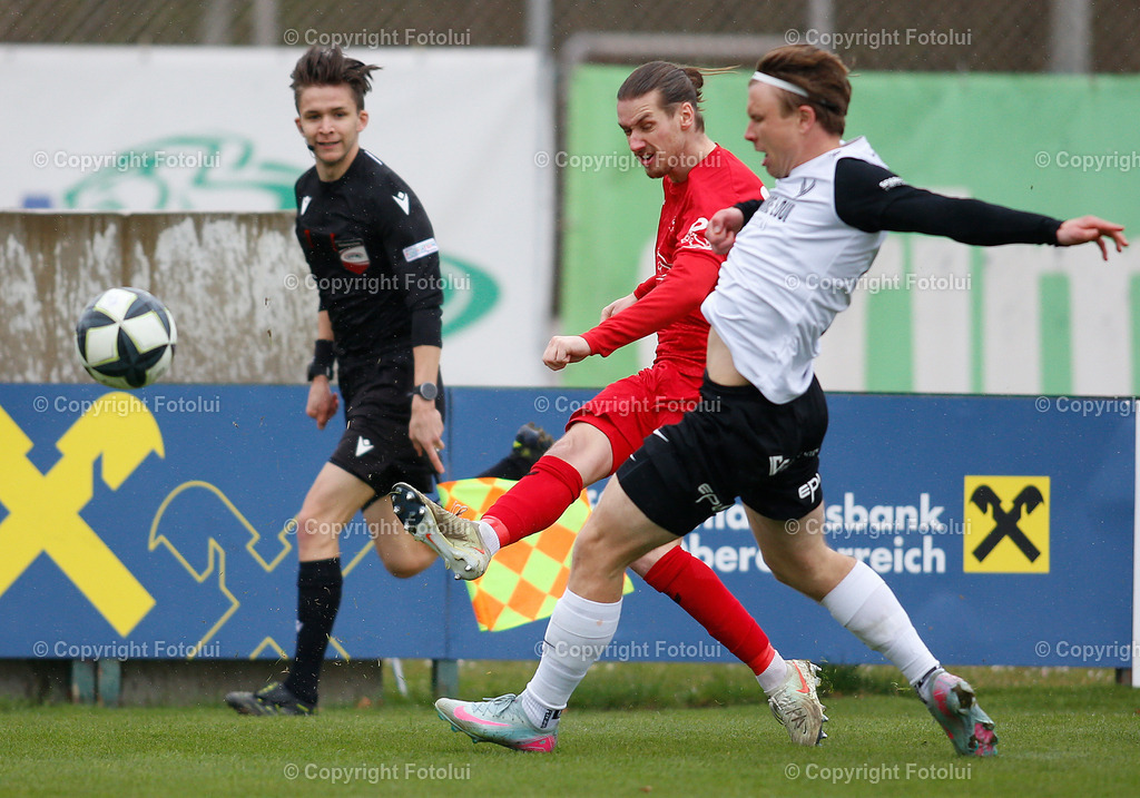 A_LUI_040426_01 | SPORT,FUSSBALL, REGIONALLIGA MITTE ,ASKOE OEDT-ASK VOITSBERG 04.04.2026 IM BILD.: SIMON GASPERLMAIR  (OEDT) UND PHILIPP SCHEUCHER (VOITSBERG) FOTO:FOTOLUI