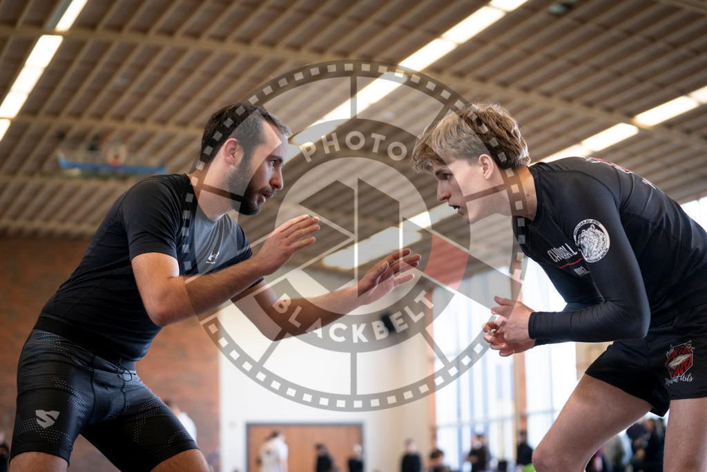 20240309PBB6434 | Fighters compete during the International Luta Livre (ILLCS) Spring Championship in Hannover, Germany, on March 9, 2024.