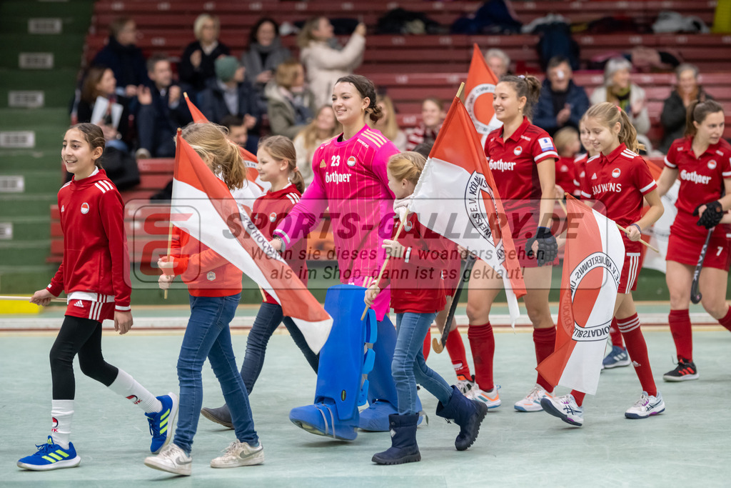 SFE_20221218_0015 | 1. Bundesliga Hockey Damen Rot-Weiss Köln - Crefelder HTCa am 18.12.2022 in Köln (KTHC Stadion Rot-Weiss Köln Tennis and Hockey Club), Photo: Stephan Fehrmann 2022 (Sports-Gallery),Lisa Höllriegl ( Torfrau Rot-Weiss Köln #23 )