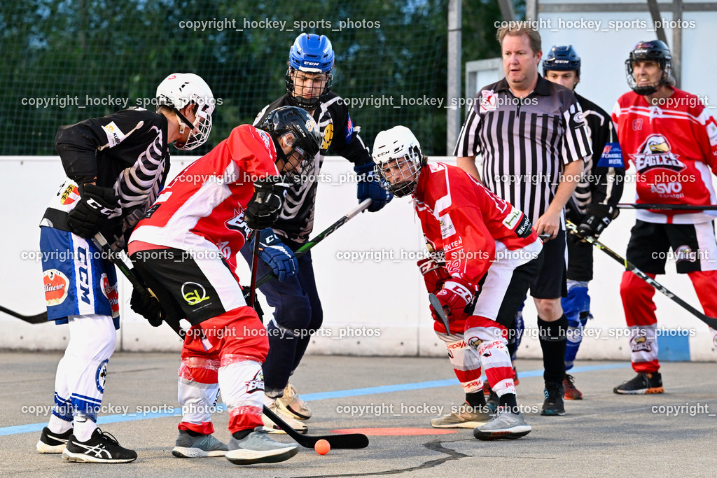 Team Zehenthof vs. HSC Eagles 7.7.2023 | HAFNER Gernot Referee, #12 Lamereiner Leon, #8 NUSSBAUMER Patrick, #61 61ANDRIC Niklas