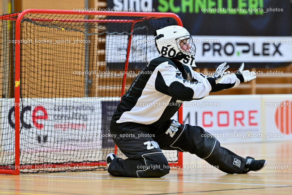 VSV Unihockey Damen vs. FCB München | #1 Hannah Maria Kofler VSV Unihockey, VSV Unihockey Damen vs. FCB München, VSV Unihockey Damen vs. FCB München am 24.01.2026 in Villach (Ballspielhalle St. Martin), Austria, (Photo by Bernd Stefan)