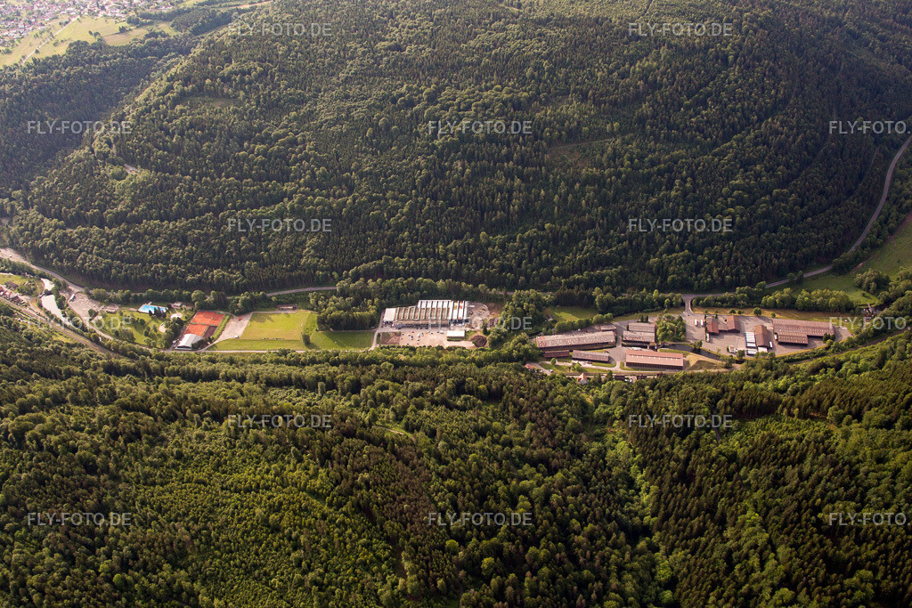 Albert Weber GmbH, Krauth & Co | Luftbild: Albert Weber GmbH, Krauth & Co im Ortsteil Rotenbach in Neuenbürg im Bundesland Baden-Württemberg in Deutschland. Foto: IMG_079859.jpg vom 31.05.2015 durch Werner Riehm/FLY-FOTO.de - Realisiert mit Pictrs.com