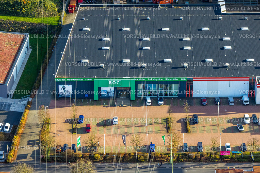 Hagen251102831 | Luftbild, BOC Fahrradhandel am Hellweg Baumarkt, Boele, Hagen, Ruhrgebiet, Nordrhein-Westfalen, Deutschland