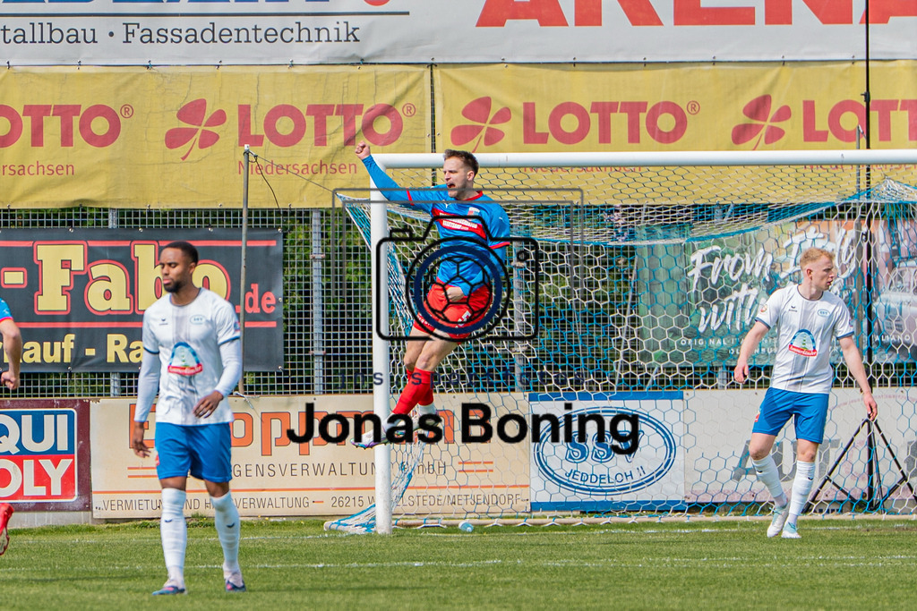 Fußball I Herren I Saison 2025-2026 I Regionalliga Nord I 34. Spieltag I SSV Jeddeloh II - SV Drochtersen-Assel I 03934 | Tor Jannes Wulff (5, SV Drochtersen/Assel) - Realisiert mit Pictrs.com