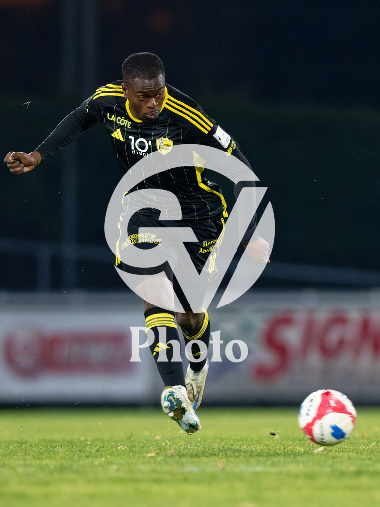 Coupe Suisse - 1/8 de finale - FC Stade Nyonnais v Neuchatel Xamax |  during the Coupe Suisse - 1/8 de finale match between FC Stade Nyonnais and Neuchatel Xamax at Centre sportif de Colovray in Nyon, Switzerland