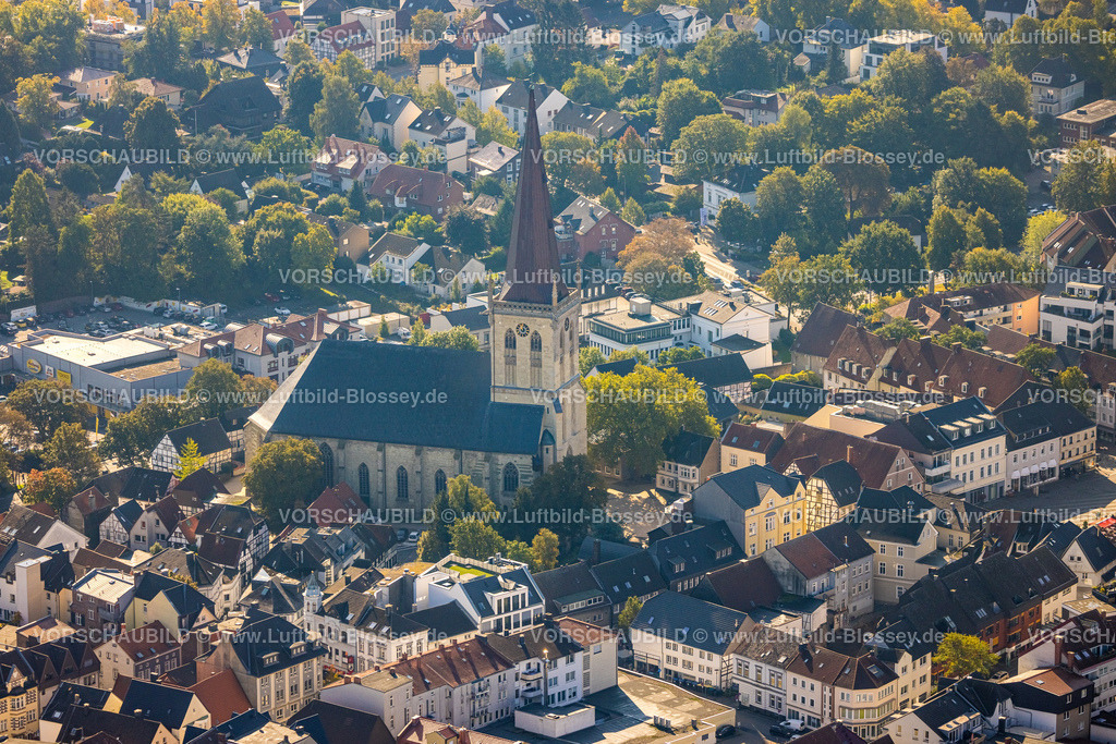 Unna220900183 | Luftbild, Stadtkirche in der Altstadt, Unna, Ruhrgebiet, Nordrhein-Westfalen, Deutschland