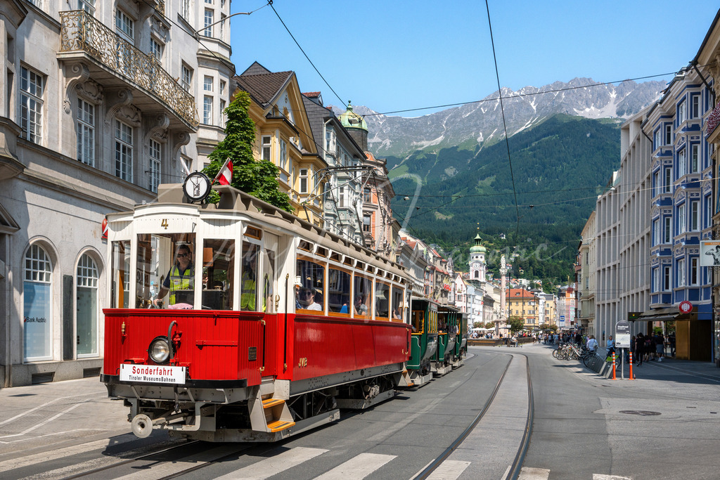 Straßenbahn | Nostalgiefahrt mit dem Triebwagen 4 in Innsbruck