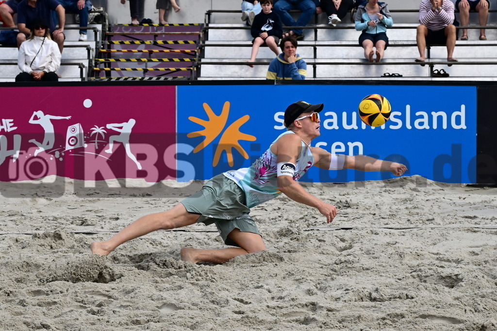 KBS Picture_Rock-The-Beach_Beachvollyball_071 | Wolf Georg (Eintracht Spontent)  ,Rock the Beach - die Nationale Beach-Vollyball Serie mit Festival-Charakter auf der Sandbank Strand in Ording vom 04.07. - 06.07.2025 , Qualifikation zur Deutschen Meisterschaft , - Realisiert mit Pictrs.com