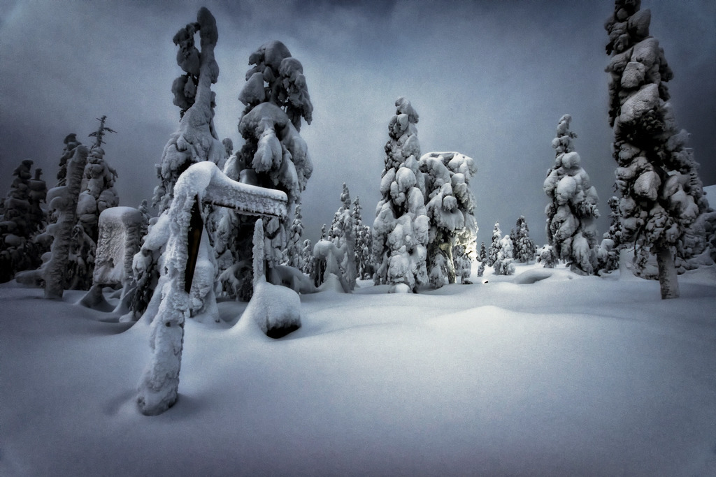 A Winter’s Tale | Levi, Finland. - Processed in Lightroom and Color Efex Pro 4 - Realisiert mit Pictrs.com