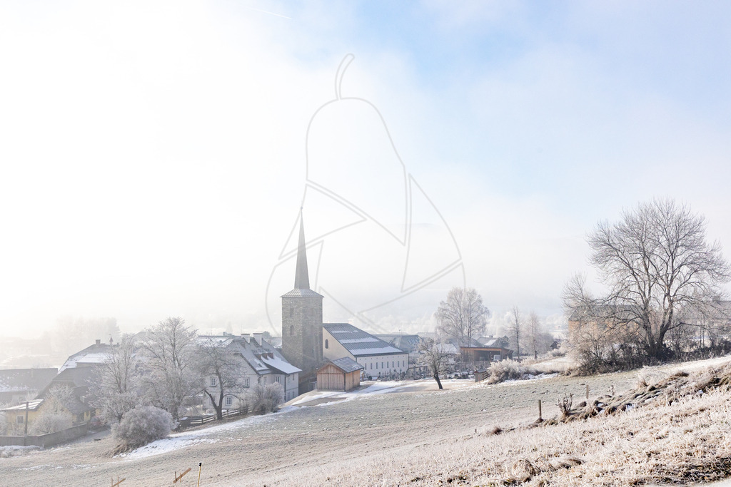 Unternberg im Rauhreif | Ihre Fotografin im Lungau, ihre Fotografin im Mostviertel, Wandbilder Onlineshop, Imagefotos für Ihr Unternehmen,  - Realisiert mit Pictrs.com