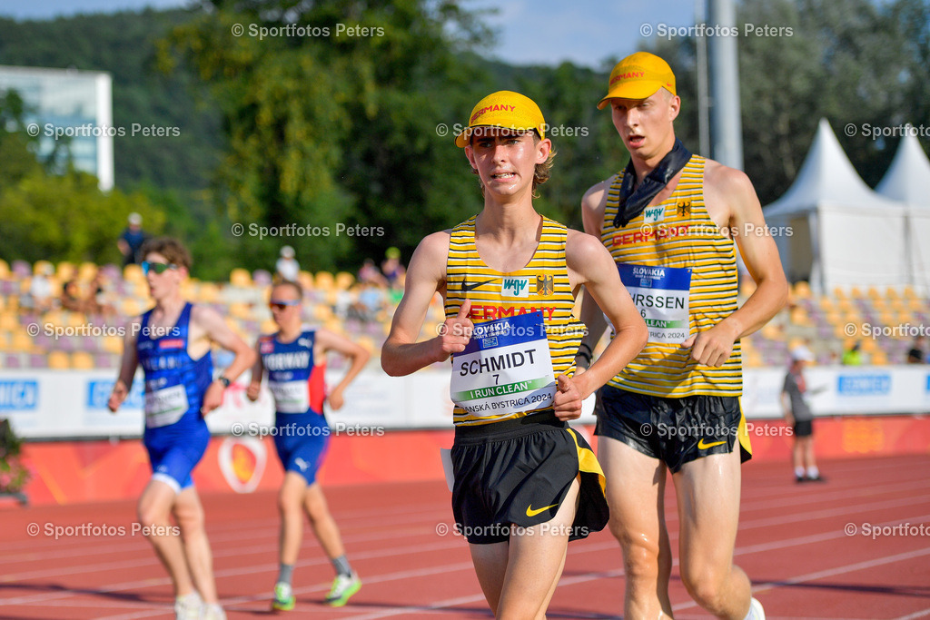 U18 EM - Tag 4_160 | European Athletics U18 Championships am 21.07.2024 in Banska Brystica;Foto: Kai Peters - Realisiert mit Pictrs.com