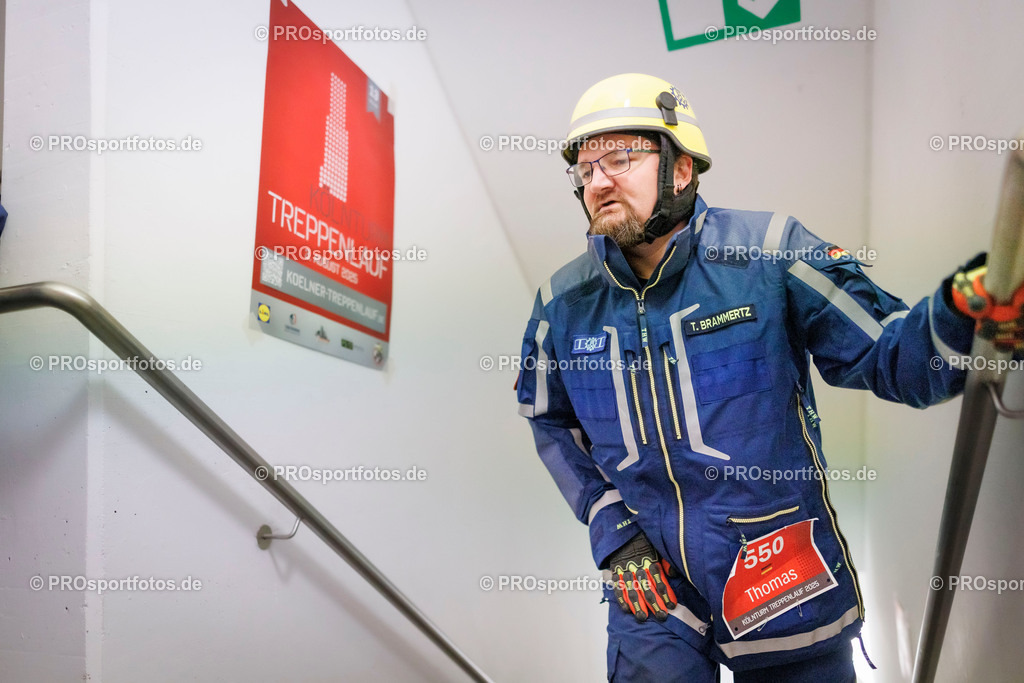 KölnTurm Treppenlauf; Köln, 03.08.2025 | Impressionen vom KölnTurm Treppenlauf am 03.08.2025 in Köln (Nordrhein-Westfalen). 