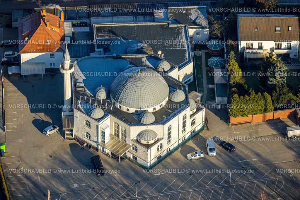 Luenen260100097 | Luftbild, DITIB Türkisch Islamische Gemeinde Moschee, Roonstraße, Lünen, Ruhrgebiet, Nordrhein-Westfalen, Deutschland