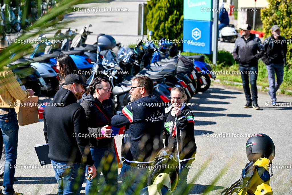 Lets Vespa togehter 2025_ Vespatreffen Neuhofen_ 27.04.2025-29 | 27.04.2025, Neuhofen, Kremsmuenster, AUT, Lets Vespa togehter 2025, Vespatreffen, im Bild Teilnehmer Vespatreffen, Motorsport Stadler©Copyright: Harald Dostal / fodo.media   Alle Bilder honorarfrei