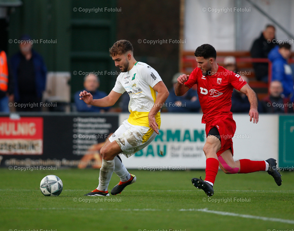 A_LUI_021124_22 | SPORT FUSSBALL ASKOE OEDT-HAKA TRAUN 02.11.2024 IM BILD : ALBI MUHAREMI (OEDT1B) UND DAVID RADANOVIC (TRAUN)FOTO:FOTOLUI