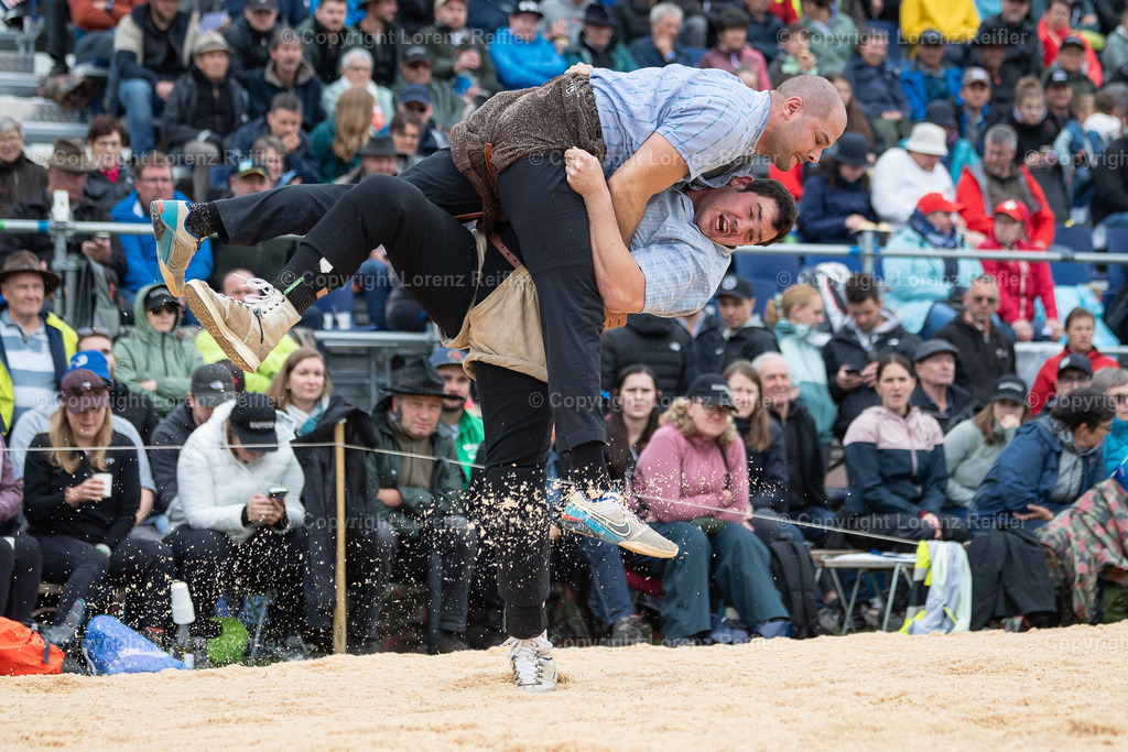 Schwingen -  Appenzeller Kantonal Schwingfest 2024 | Hundwil, 7.7.24, Schwingen - Appenzeller Kantonal Schwingfest.