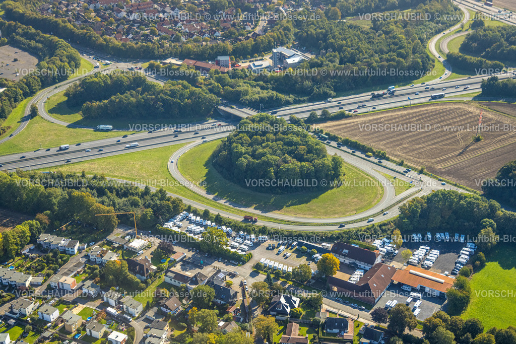 Unna220902583 | Luftbild, Kreuz Unna, Autobahn A1 und Bundesstraße B1, Massen, Unna, Ruhrgebiet, Nordrhein-Westfalen, Deutschland
