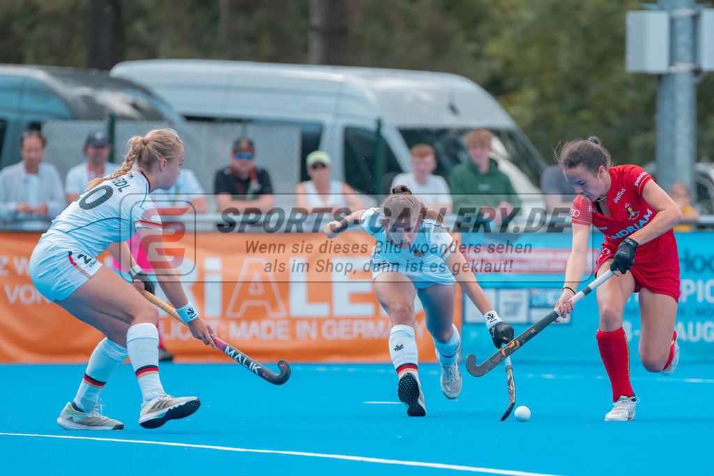 HK_20230712_101528 | Euro Hockey WU18 Belgium vs Germany Championship Girls &amp; Boys am 12.7.2023 CHTC , Krefeld ,
