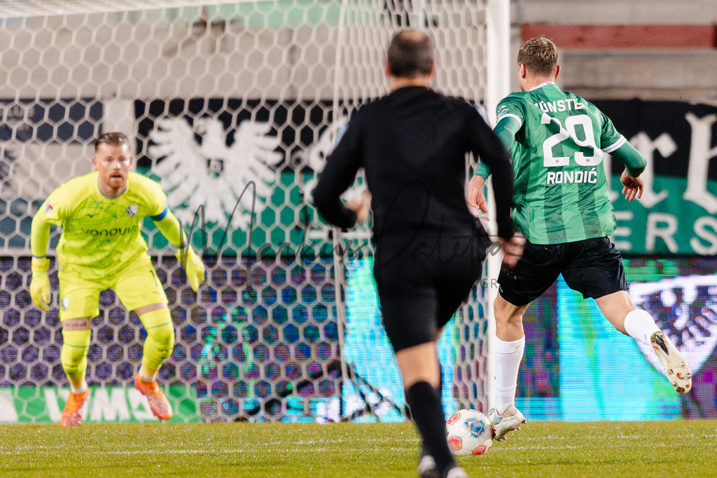 2. Bundesliga, Saison 2025/26, 21. Spieltag: SC Preußen Münster - VfL Bochum | Münster, 06.02.2026: 2. Bundesliga, 21. Spieltag, SC Preußen Münster gegen VfL Bochum im LVM-Preußenstadion in Münster. Foto: sportfotografie.ms | Markus Paletta - Realisiert mit Pictrs.com