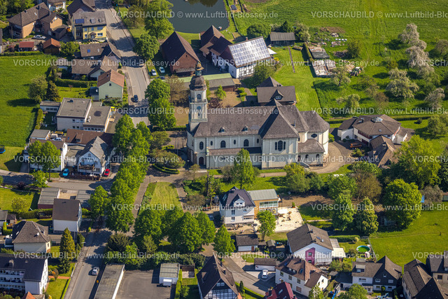 Arnsberg230500426 | Luftbild, Kath. Kirche St. Maria Magdalena, Bruchhausen, Arnsberg, Sauerland, Nordrhein-Westfalen, Deutschland