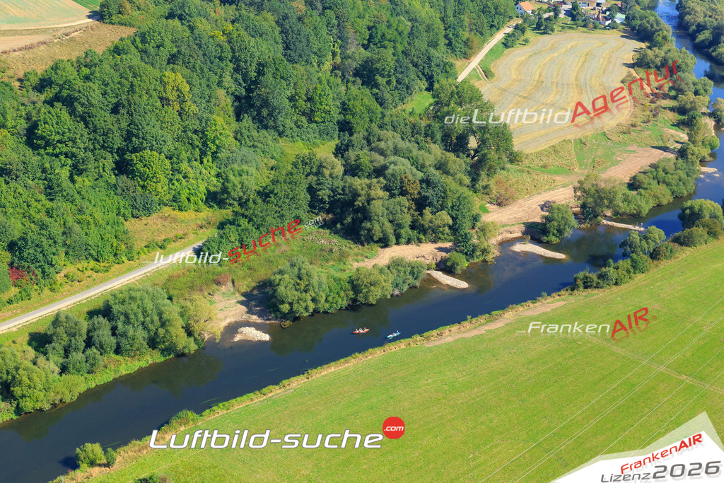 Die Luftaufnahme Main - Unnersdorf wurde vom UL-Flugzeug (keine Drohne) aus fotografiert.Hohe Druck- Auflösung-die Geschenkidee!