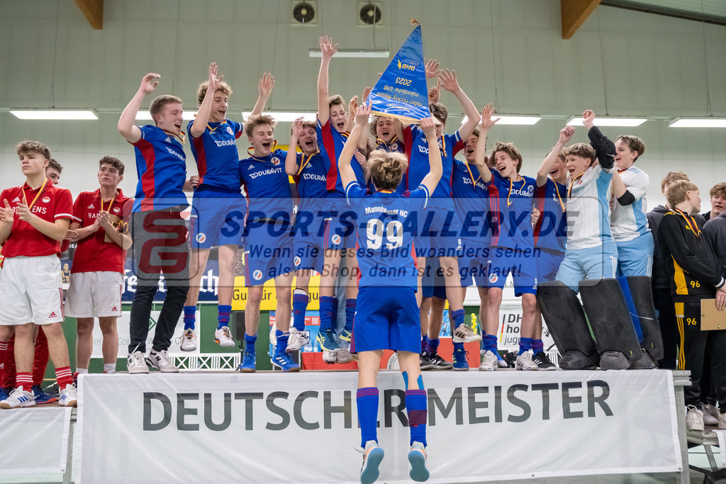 SFE_20230305_0159 | Deutsche Meisterschaft Männliche U16 Halle 2023 am 05.03.2023 in Köln (KTHC Stadion Rot-Weiss Köln Tennis and Hockey Club), Photo: Stephan Fehrmann 2022 (Sports-Gallery)