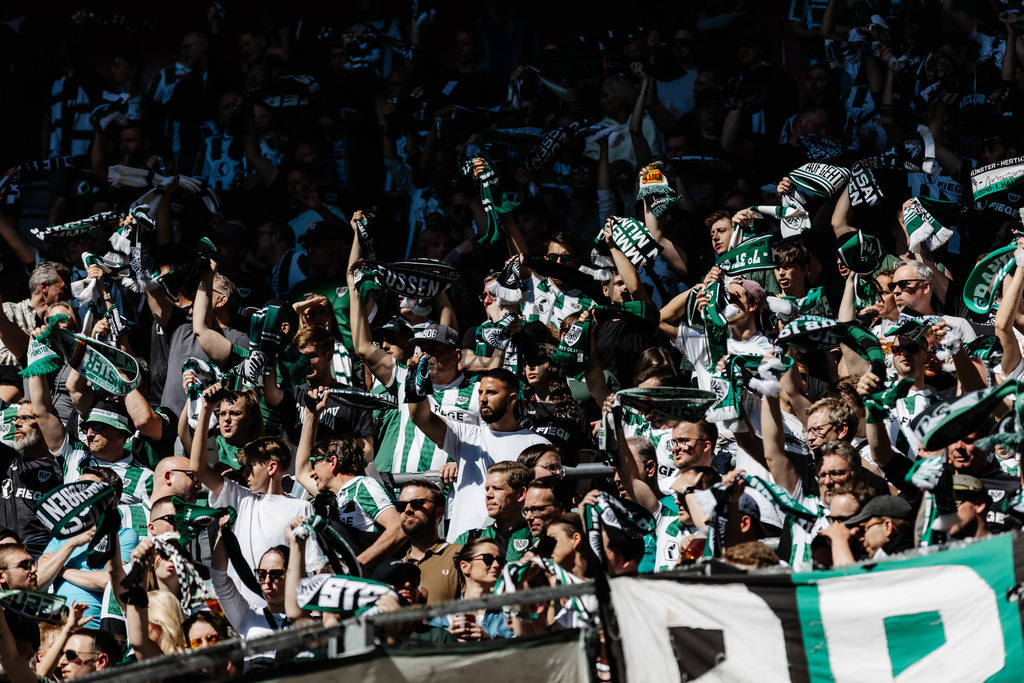 2. Bundesliga, Saison 2024/25, 28. Spieltag: Fortuna Düsseldorf - SC Preußen Münster | Düsseldorf, 05.04.2025: 2. Bundesliga, 28. Spieltag, Fortuna Düsseldorf gegen SC Preußen Münster in der Merkur Spiel-Arena in Düsseldorf. Foto: sportfotografie.ms | Markus Paletta - Realisiert mit Pictrs.com