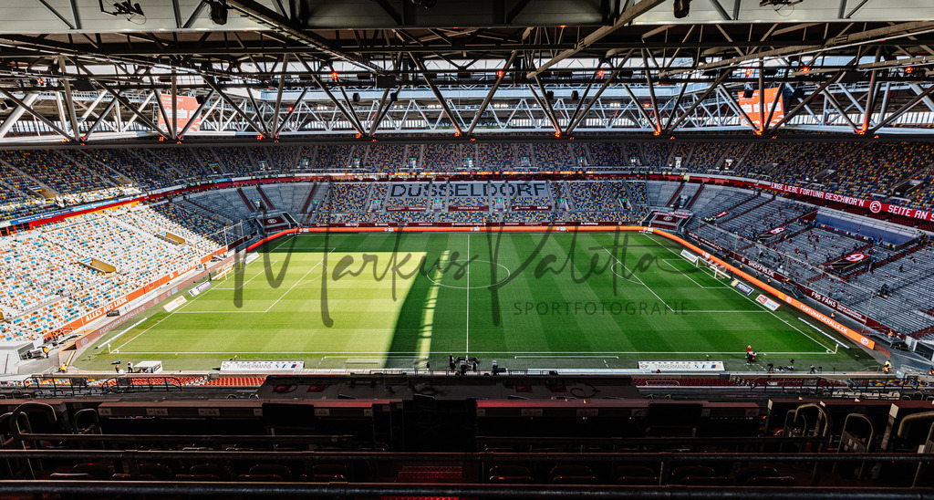 2. Bundesliga, Saison 2024/25, 28. Spieltag: Fortuna Düsseldorf - SC Preußen Münster | Düsseldorf, 05.04.2025: 2. Bundesliga, 28. Spieltag, Fortuna Düsseldorf gegen SC Preußen Münster in der Merkur Spiel-Arena in Düsseldorf. Foto: sportfotografie.ms | Markus Paletta - Realisiert mit Pictrs.com