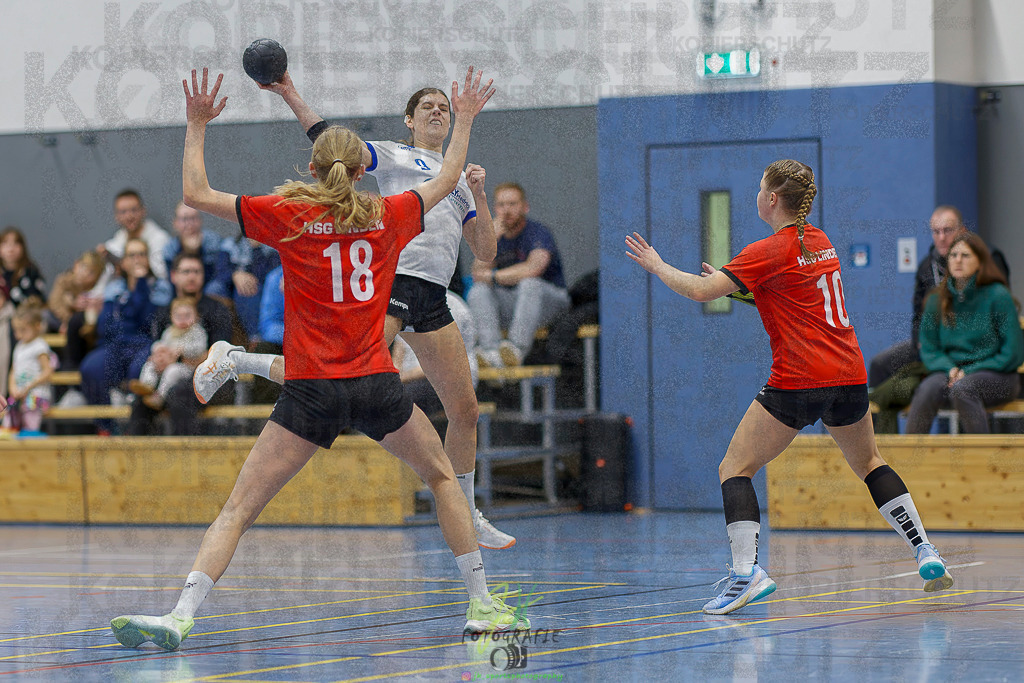 Frauen 2. Bezirksklasse; SG Rechtenbach - HSG Linden II | Frauen 2. Bezirksklasse; SG Rechtenbach - HSG Linden II am 16.11.2025 in Rechtenbach (Sporthalle Rechtenbach)Photo © 2025 - Jörg Heinrich - Realisiert mit Pictrs.com