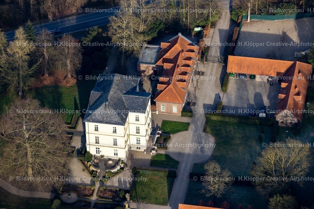 Luftbild Rheurdt-8382 | Luftbildfotografie Palais des Schloss " Schloss Leyenburg " und See Kleiner Parsick in Rheurdt im Bundesland Nordrhein-Westfalen, Deutschland. - Realisiert mit Pictrs.com