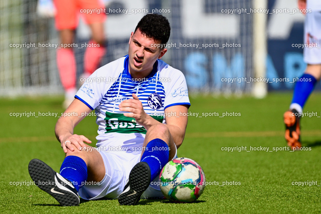SAK vs. Dellach Gail | #11 Enes Brdjanovic SAK, SAK vs. Dellach Gail, SAK vs. Dellach Gail am 22.03.2025 in Klagenfurt (Sportpark Welzenegg), Austria, (Photo by Bernd Stefan)