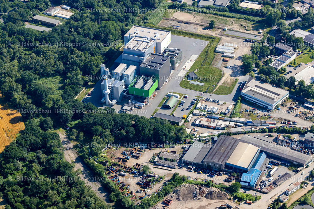 Luftbild Dinslaken-4707 | Luftbildfotografie Kraftwerksanlagen des Holz- Heizkraftwerkes in Dinslaken im Bundesland Nordrhein-Westfalen, Deutschland - Realisiert mit Pictrs.com