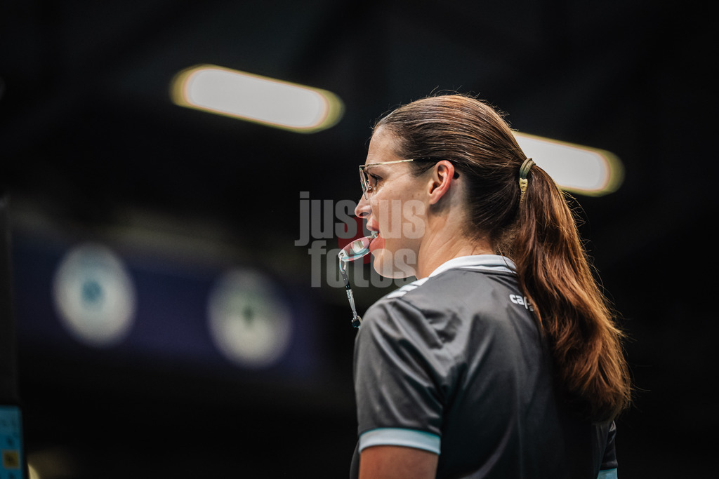 Volleyball | Herren | Saison 2025/2026 | Volleyball Ligacup | FT 1844 Freiburg vs. Helios GRIZZLYS Giesen | 12.10.2024 | Schiedsrichterin Pia Hoppe