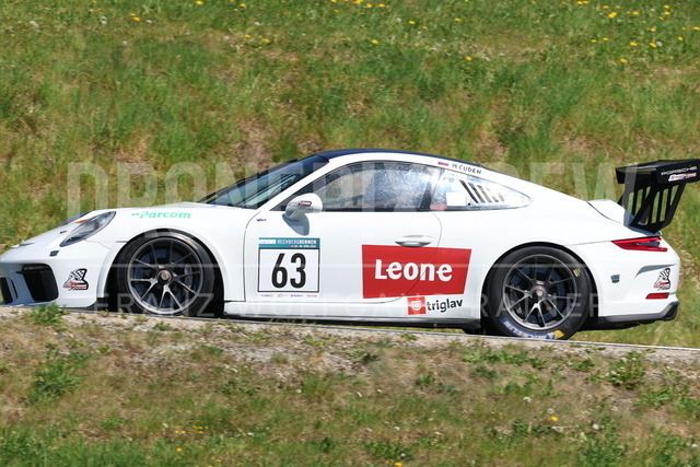 FIA European Hill Climb Championship – Rechberg 2026 | FIA European Hill Climb Championship at Rechberg, held from 24 to 26 April 2026 near Tulwitz, Styria, Austria. The image shows Matevž CUDEN (SLO) Porsche 991.2 GT3 Cup.