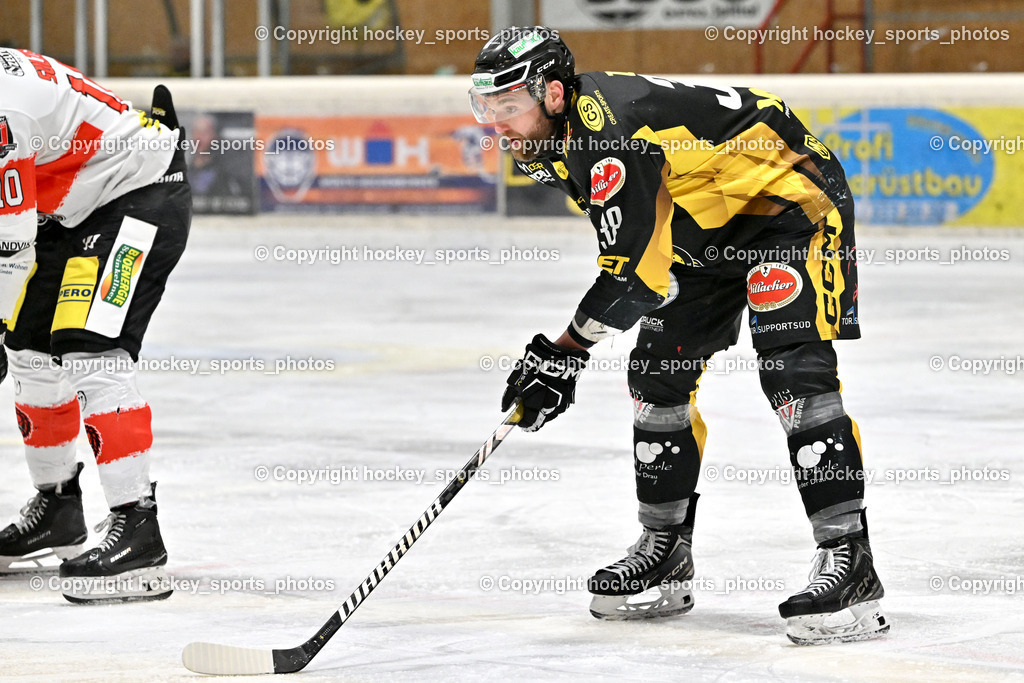 EC MET PHOTOVOLTAIK HORNETS SPITTAL vs. EV ZELTWEG MURTAL LIONS | #38 Zorec Marco EC Hornets Spittal, EC MET PHOTOVOLTAIK HORNETS SPITTAL vs. EV ZELTWEG MURTAL LIONS, EC MET PHOTOVOLTAIK HORNETS SPITTAL vs. EV ZELTWEG MURTAL LIONS am 08.02.2026 in Spittal an der Drau (Eissportzentrum Spittal), Austria, (Photo by Bernd Stefan)