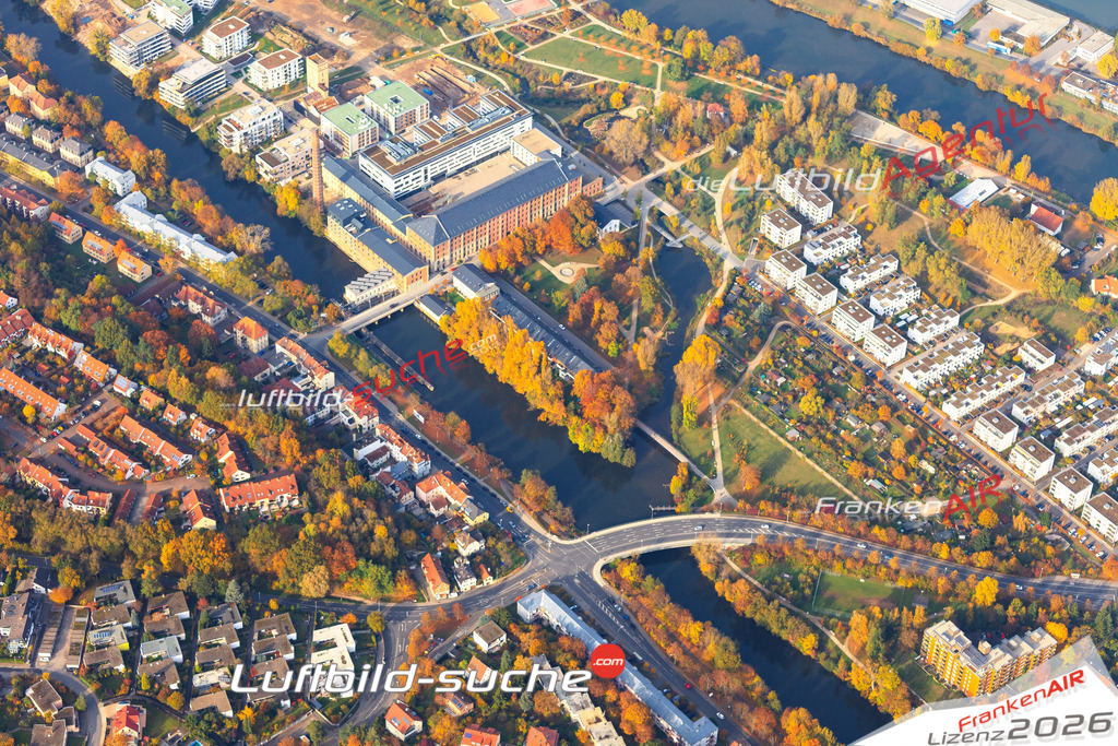 Die Luftaufnahme Gaustadt -  wurde vom UL-Flugzeug (keine Drohne) aus fotografiert.Hohe Druck- Auflösung-die Geschenkidee!