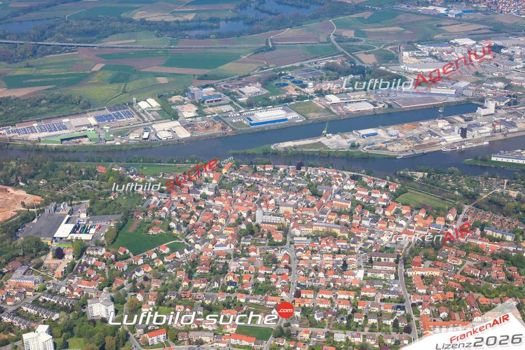 Die Luftaufnahme Gaustadt -  wurde vom UL-Flugzeug (keine Drohne) aus fotografiert.Hohe Druck- Auflösung-die Geschenkidee!