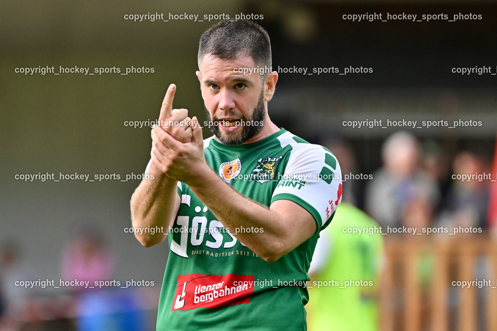 WSG Radenthein vs. SV Rapid Lienz | #18 Uros Palibrk Rapid Lienz, WSG Radenthein vs. SV Rapid Lienz, WSG Radenthein vs. SV Rapid Lienz am 30.08.2025 in Radenthein (Sportplatz Radenthein), Austria, (Photo by Bernd Stefan)