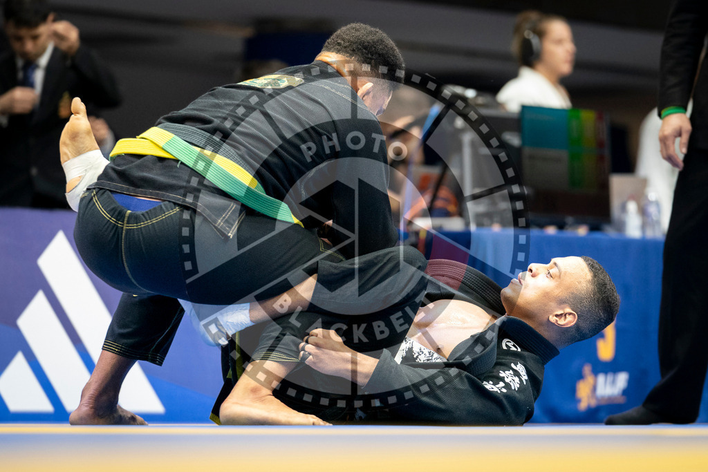 20240126PBB0088 | Fighters compete during the Brazilian Jiu-Jitsu European Championship of the IBJJF in Paris, France, on January 26, 2024.