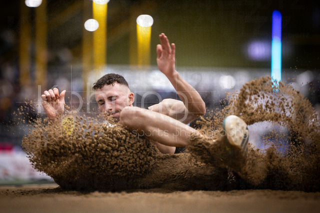 Deutsche Leichtathletik-Hallenmeisterschaften; Dortmund, 28.02.2026 | Simon Batz (MTG Mannheim, 21); Deutsche Leichtathletik-Hallenmeisterschaften am 28.02.2026 in der Helmut-Körnig-Halle in Dortmund. 