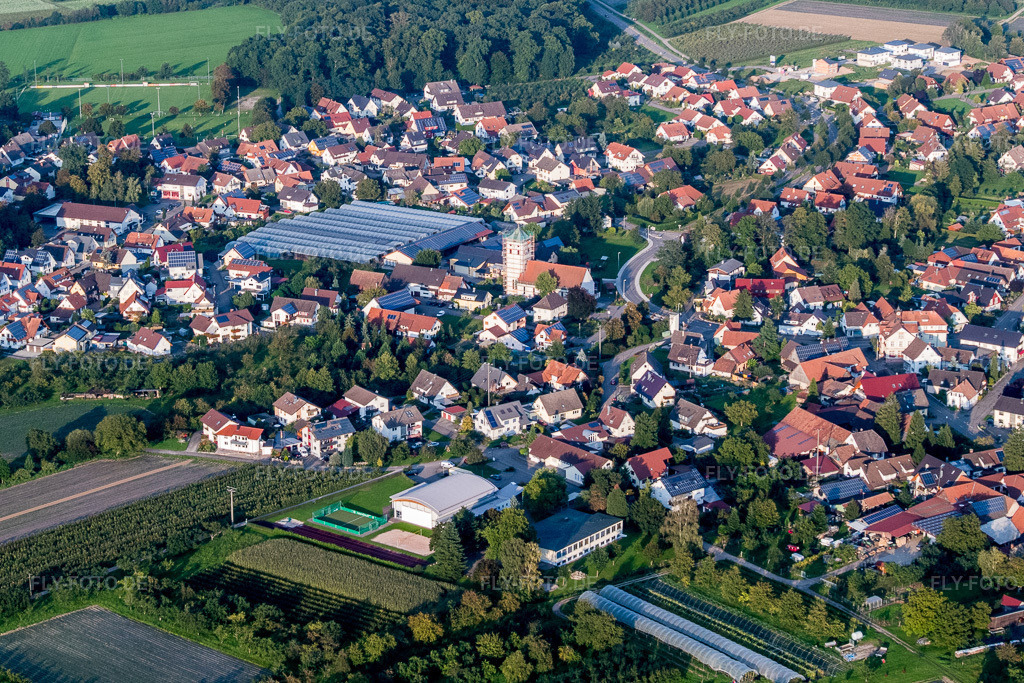 Luftbild: Ortsansicht im Ortsteil Zusenhofen in Oberkirch im Bundesland Baden-Württemberg in Deutschland. Foto: P1010207.jpg vom 15.09.2014 durch Werner Riehm/FLY-FOTO.de