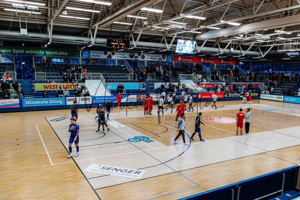 47. Stadtmeisterschaften im Hallenfußball 2025, Endrunde | Stadtmeisterschaften im Hallenfußball 2025, Endrunde, Sporthalle Berg Fidel in Münster. Foto: sportfotografie.ms | Markus Paletta - Realisiert mit Pictrs.com